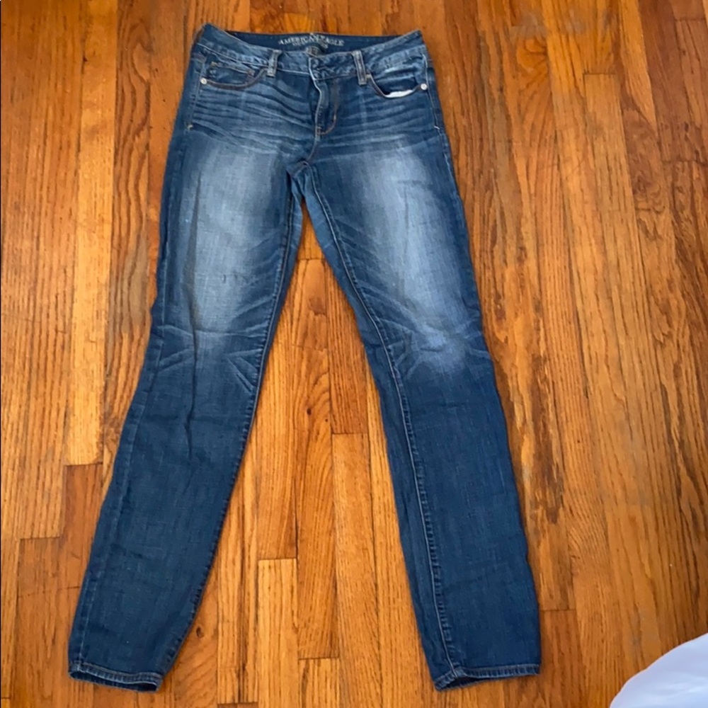 American Eagle Skinny Jeans Size 10 X-Long